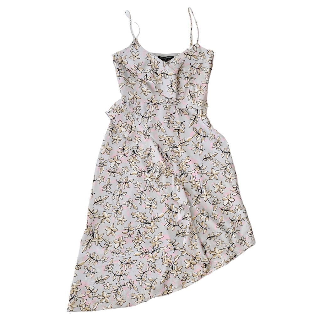 Banana Republic floral asymmetrical dress size 00P